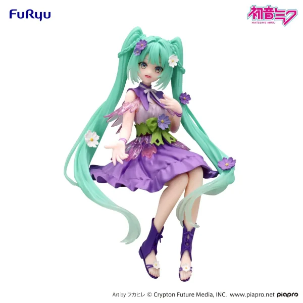 Noodle Stopper: Hatsune Miku Flower Fairy -Purple Cosmos-