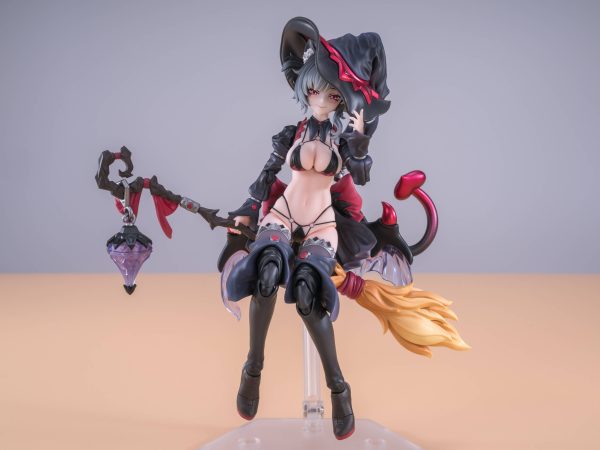 Original Character: Action Figure - Apprentice Witch Hoshikawa Neko (Black Hair Ver.) - Image 4